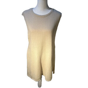 NWT FP Beach Free People Miranda Sweater Tunic Top Womens S Wet Plaster Neutral